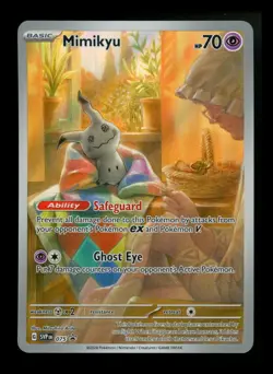 Mimikyu 075 Scarlet Violet Black Star Promo 2024 Holo Rare IR Pokemon Card TCG - Image 1