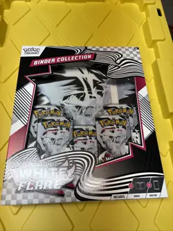 Pokemon TCG White Flare Binder Collection Brand New Factory Sealed Unopened - Image 1