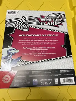 Pokemon TCG White Flare Binder Collection Brand New Factory Sealed Unopened - Image 2