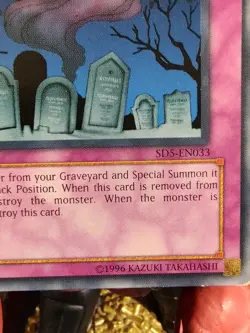 Call of the Haunted PSV-112 1996 Ultra Rare 1st Edition Yugioh LP - Image 3