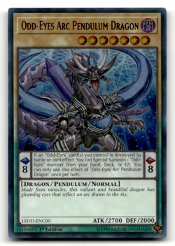 Odd-Eyes Arc Pendulum Dragon LEDD-ENC00 1st Edition Ultra Rare Legendary Dragon - Image 1