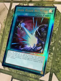 YuGiOh DARK RULER NO MORE Prismatic Ultimate Rare RA01-EN060 - Image 1