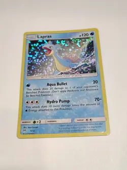 Lapras - 5/12 - Exclusive Sparkle Holo McDonald's 2019 - Pokemon TCG Card - Image 1