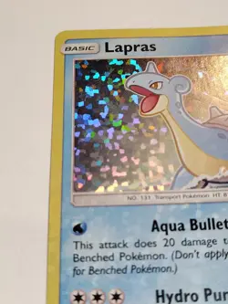 Lapras - 5/12 - Exclusive Sparkle Holo McDonald's 2019 - Pokemon TCG Card - Image 2