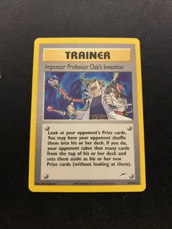 Imposter Professor Oak’s Invention 94/105 NM -Pokemon Card- Neo Destiny (y) - Image 1