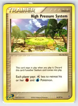 High Pressure System 85/97 2003 EX Dragon Pokemon Card Nintendo - Nm - Image 1