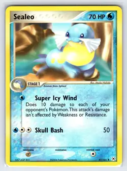 Sealeo 47/101 EX Hidden Legends Pokemon Card Non Holo Uncommon - Vlp - Image 1