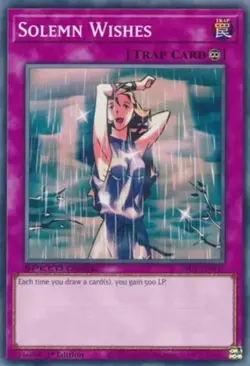 Solemn Wishes - SBC1-ENH17 - Common - 1st Edition - Lightly Played - Image 1