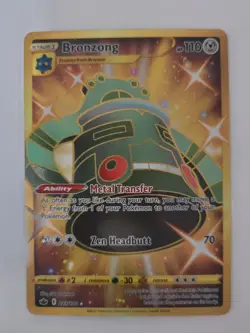 Pokemon TCG Bronzong 223/198 Secret Rare Holo Card Chilling Reign - Image 1