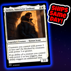Delney Streetwise Lookout - Custom Art Magic: The Gathering Playtest Card - Image 1