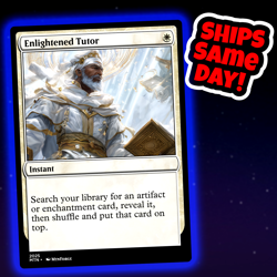 Enlightened Tutor - Custom Art Magic: The Gathering Playtest Card - Commander - Image 1