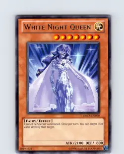 Yu-Gi-Oh TCG White Knight Queen ORCS-EN090 Unlimited Regular Rare Card NM - Image 1