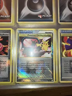 Pokemon League Pokemon Communication, Rare Candy, Energy Cards Lot Of 9 - Image 3