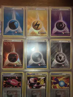 Pokemon League Pokemon Communication, Rare Candy, Energy Cards Lot Of 9 - Image 5