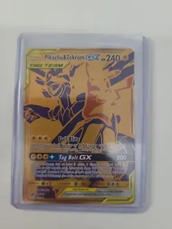 Pokemon Pikachu Zekrom GX TCG Sun & Moon SM248 Holo Black Star Promo Card NM - Image 1