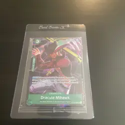 Dracule Mihawk ??Illustration Box V.4 ST12-003 SR One Piece Promotion Cards Foil - Image 1