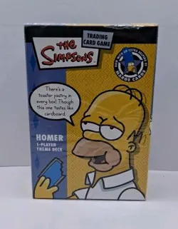 The Simpsons Trading Card Game Homer Theme Deck NEW - Image 1