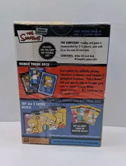 The Simpsons Trading Card Game Homer Theme Deck NEW - Image 2