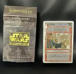 Star Wars CCG Premiere Unlimited Starter - Factory Sealed Cards - Open Box - Image 2