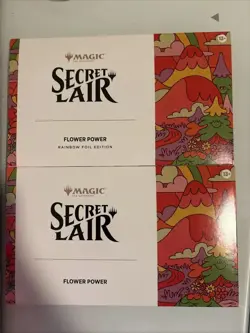 Magic The Gathering Secret Lair Flower Power Foil + Non Foil Set - Image 1