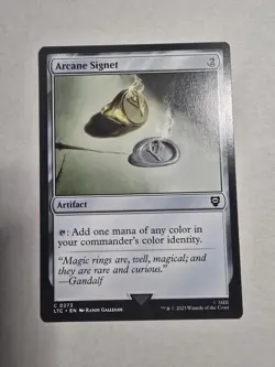 Arcane Signet Commander: the Lord of the Rings: Tales of Middle-Earth Regular - Image 1