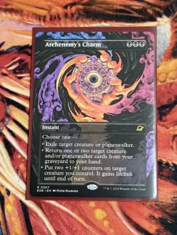 MTG # 0307 Archenemy's Charm - Surreal Space Showcase (EOE) - Image 1