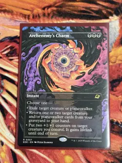 MTG # 0307 Archenemy's Charm - Surreal Space Showcase (EOE) - Image 4