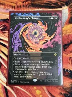 MTG # 0307 Archenemy's Charm - Surreal Space Showcase (EOE) - Image 5