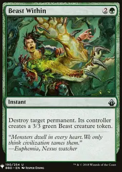 MTG Magic the Gathering Beast Within (1134/1700) Mystery Booster LP - Image 1