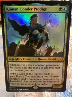 Magic The Gathering: Kinnan, Bonder Prodigy Foil NM- Ikoria Laid - Image 1