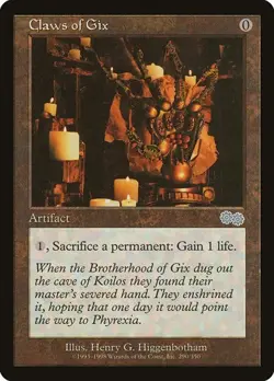 Claws of Gix Urza's Saga HP MTG - Image 1