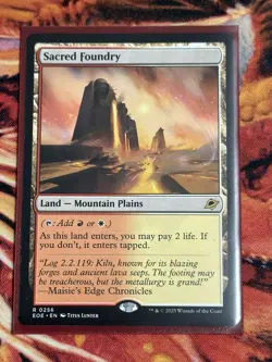 Sacred Foundry - Edge of Eternities - Land - Rare - 0256 - NM/M - Image 4