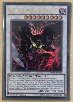 Yu-Gi-Oh! Hot Red Dragon Archfiend Abyss HSRD-EN041 Ultra Rare 1st Ed - Image 1