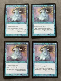 Counterspell x4 Playset Mercadian Masques MTG LP - Image 1