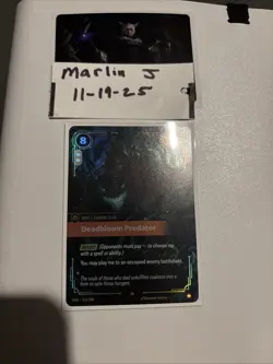 Deadbloom Predator - 161/298 Near Mint Epic Foil - Riftbound - Image 1