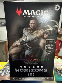MTG Modern Horizons 3 Commander Deck Graveyard Overdrive Sealed - Image 1