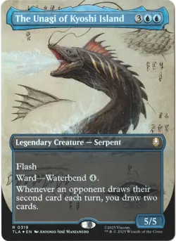 The Unagi of Kyoshi Island (Borderless) MTG Avatar (TLA) (Foil) 0319 Make Offer - Image 1