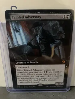 Tainted Adversary (Extended Art) - Innistrad: Midnight Hunt - 350 NM - Image 1