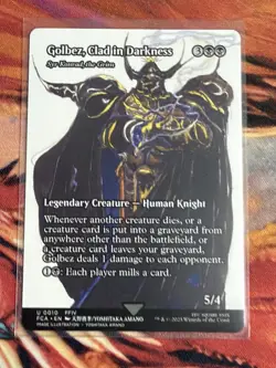 Golbez, Clad in Darkness - Syr Konrad, the Grim - Showcase - Final Fantasy Mtg - Image 2