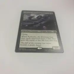 Kokusho, the Evening Star 95 / 249 NM Iconic Masters MTG English Dragon Spirit - Image 2