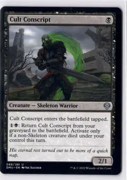 Cult Conscript NM/M* Dominaria United 088/281 mtg -UnltdCards - Image 1