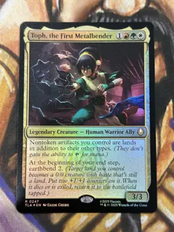 FOIL Toph, the First Metalbender (0247) MTG Avatar Airbender Commander - NM/Mint - Image 1