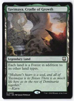 Yavimaya, Cradle of Growth R Commander: Modern Horizons 3 409 NM - Image 1