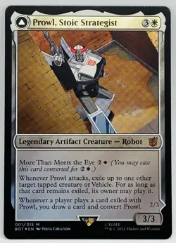 MTG Prowl, Stoic Strategist Universes Beyond: Transformers Foil - Image 1
