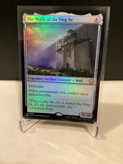 FOIL THE WALLS OF BA SING SE mtg NM The Last Airbender Mythic - Image 1