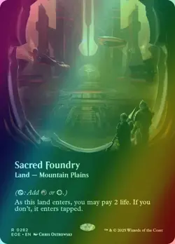 Sacred Foundry - Borderless Viewport Foil - Edge of Eternities - EOE R 0282 - Image 1