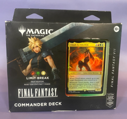 Magic The Gathering FINAL FANTASY VII Limit Break Commander Deck Sealed Box Wear - Image 1