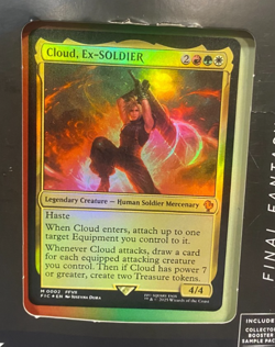 Magic The Gathering FINAL FANTASY VII Limit Break Commander Deck Sealed Box Wear - Image 5