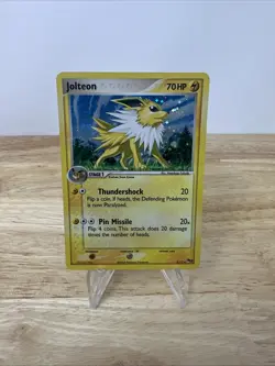 Jolteon 3/17 Pop Series 3 Holo Rare Promo 2006 Vintage Pokemon TCG Card - Image 1