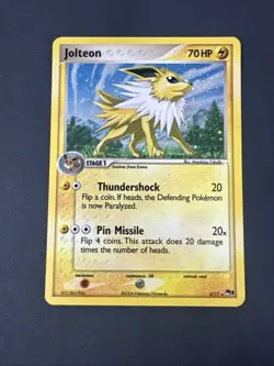 Jolteon 3/17 Pop Series 3 Holo Rare Promo 2006 Vintage Pokemon TCG Card - Image 4